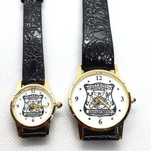 Two Watches  With Detroit Police Department Logo 2 Pcs